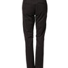 Sun68 Dark Brown Cotton Stretch Straight Mid Waist Trouser Pants