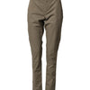 Dondup Beige Cotton Stretch Straight Chino Men Trouser Pants