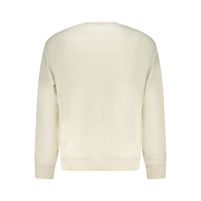Calvin Klein White Cotton Mens Sweatshirt