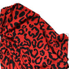 Dolce & Gabbana Red Leopard Print Nylon Sheath Midi Dress