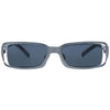 More & More Gray Metal Sunglasses