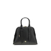 PINKO Black Calf Leather Bos Taurus Shoulder Bag