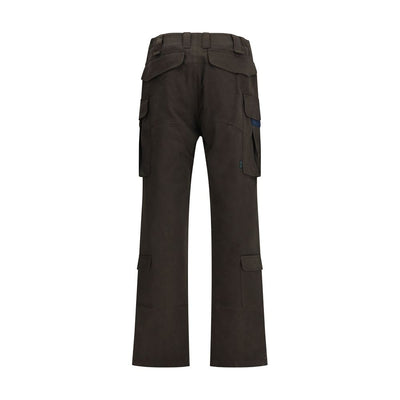 GR10K Brown Cotton Cargo Pants