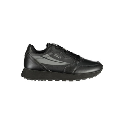 Fila Nero Polyurethane Men Sneaker