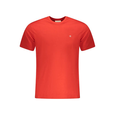 Calvin Klein Rosso Cotton Mens T-Shirt