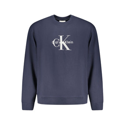 Calvin Klein Blue Cotton Men's Sweatshirt