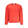 Calvin Klein Red Cotton Men Sweatshirt
