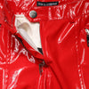 Dolce & Gabbana Red Glossy Polyester Cargo Boot Cut Pants