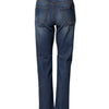 Dolce & Gabbana Blue Floral Embroidered BOYFRIEND Denim Jeans