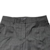 Dolce & Gabbana Dark Gray Check Tartan VirginWool Dress Pants