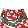 Dolce & Gabbana Multicolor Geometric Pattern Straight Pants