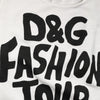 Dolce & Gabbana White Graphic CrewNeck Sleeveless Tank T-shirt