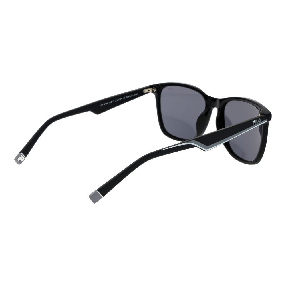 Fila Sonnenbrille aus schwarzem Kunststoff