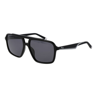 Fila Sonnenbrille aus schwarzem Kunststoff