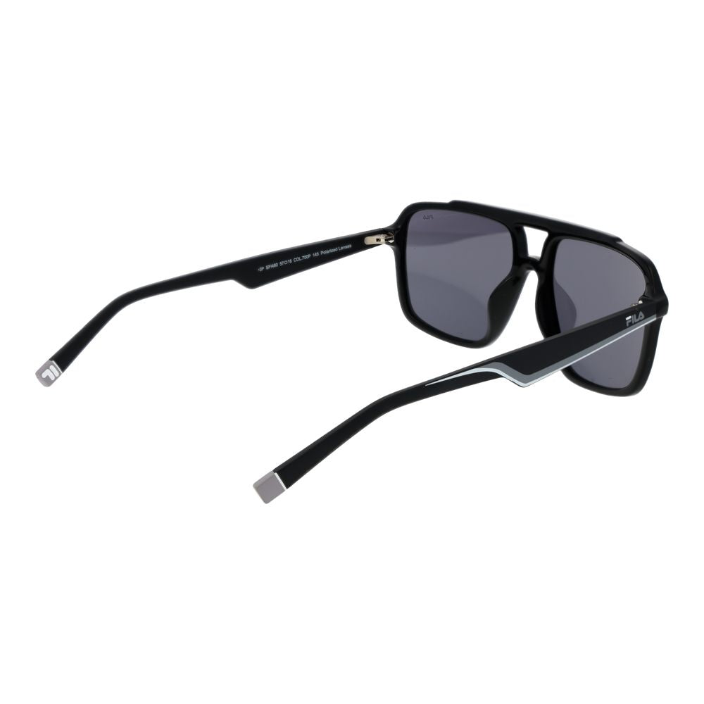 Fila Sonnenbrille aus schwarzem Kunststoff
