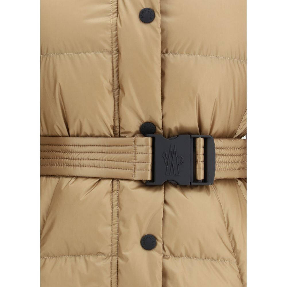 Moncler Grenoble Beige Polyamidmantel