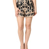 Dolce & Gabbana Beige Leopard Nylon Bermuda Mini Shorts