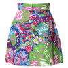 Dolce & Gabbana Multicolor Floral Buttoned High Waist Mini Shorts