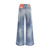 Diesel Light Blue Cotton Bootcut Jeans