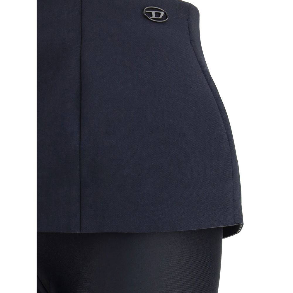 Diesel Schwarze Polyester-Freizeithose