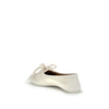 Gianvito Rossi White Calf Leather Bos Taurus Ballet Flats