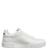 Dolce & Gabbana MIAMI Calf Low Top Men Sneakers  White