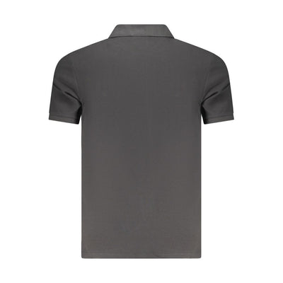 Calvin Klein Black Cotton Men Polo
