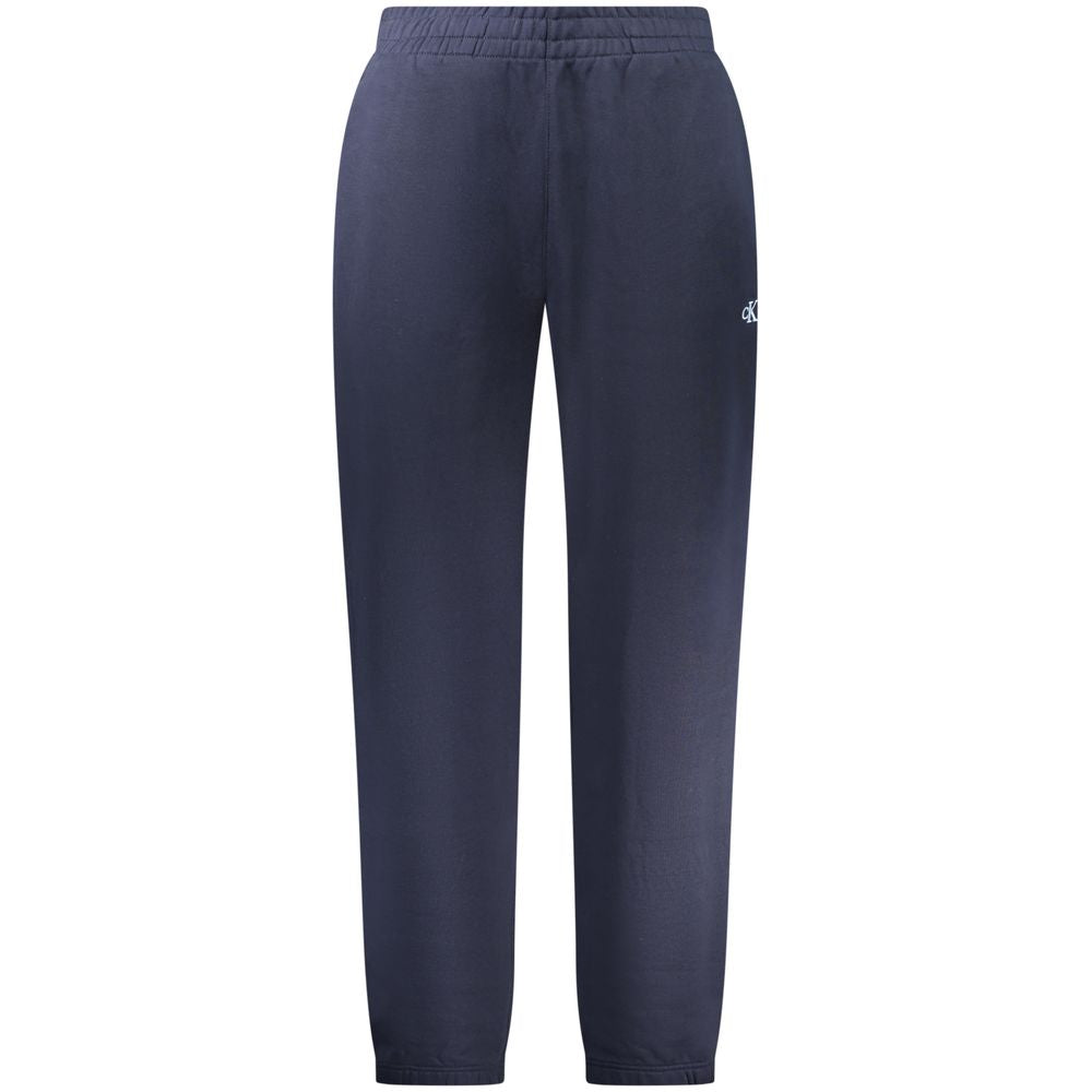 Calvin Klein Blu Cotton Men's Sport Trouser