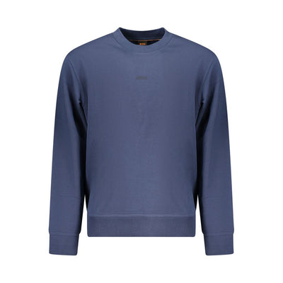 Hugo Boss Blue Cotton Men's Sweatshirt