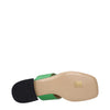 Valentino Garavani Green Leather Flip-Flop Sandals