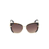 Guess Brown Metal Sunglasses