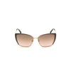 Guess Brown Metal Sunglasses