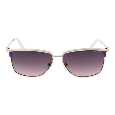 Guess White Metal Sunglasses