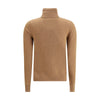 Max Mara Brown Wool Turtleneck