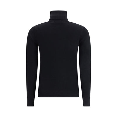 Max Mara Black Wool Turtleneck