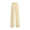 Ermanno Scervino Bicolor Fleece Wool Casual Pants