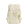 Moncler Grenoble Cream Polyamide Cardigan