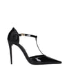 Dolce & Gabbana Black Leather High Heel Pumps