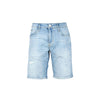 Antony Morato Blue Cotton Bermuda Shorts
