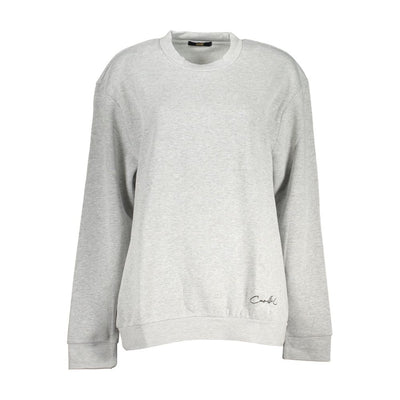 Cavalli Class Grigio Polyester Woman Sweatshirt