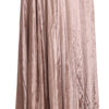 Mangano Chocolate Viscose High Waist A-line Maxi Skirt