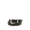Khaite Black Calf Leather Bos Taurus Regular Belt