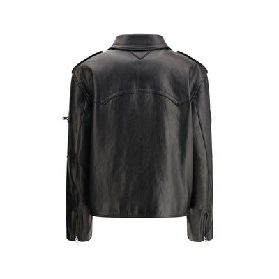 Prada Black Leather Jacket