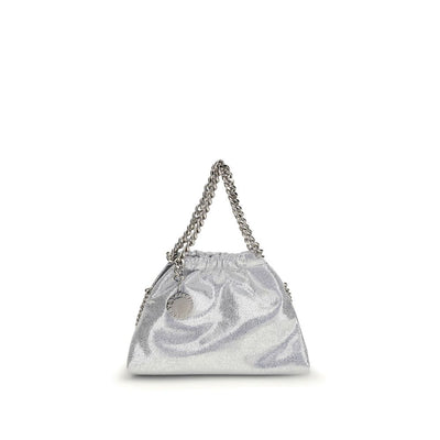 Stella McCartney Schultertasche aus silbernem Polyester