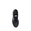 Burberry Black Calf Leather Bos Taurus Low Top Sneakers