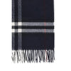 Burberry Blue Cashmere Scarf