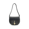 Burberry Black Calf Leather Bos Taurus Shoulder Bag