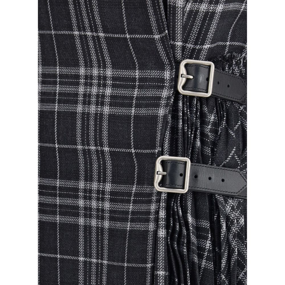 Burberry graues Polyester-Freizeitkleid