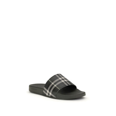 Burberry Bicolor Polyurethane Slippers