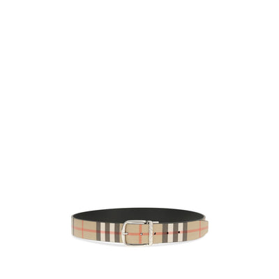 Burberry Multicolor Calf Leather Bos Taurus Belt